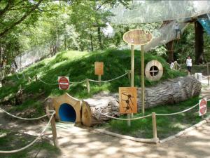 Vous pourrez découvrir lutins, gnomes et elfes dans le bois du petit peuple.