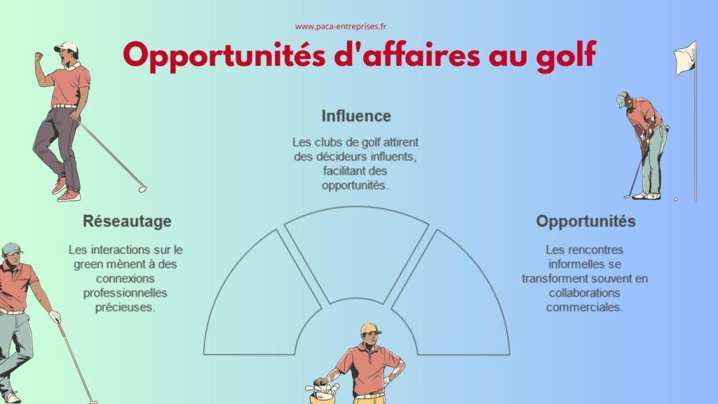 Opportunités d'affaires au golf