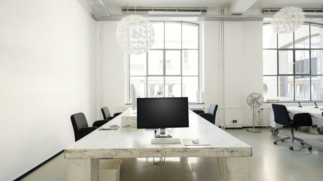 Interior of a modern agency office