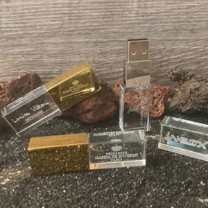 cle usb verre